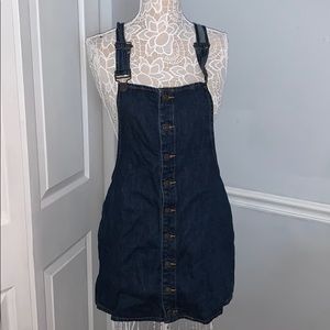 Brand new Jean overall dress!